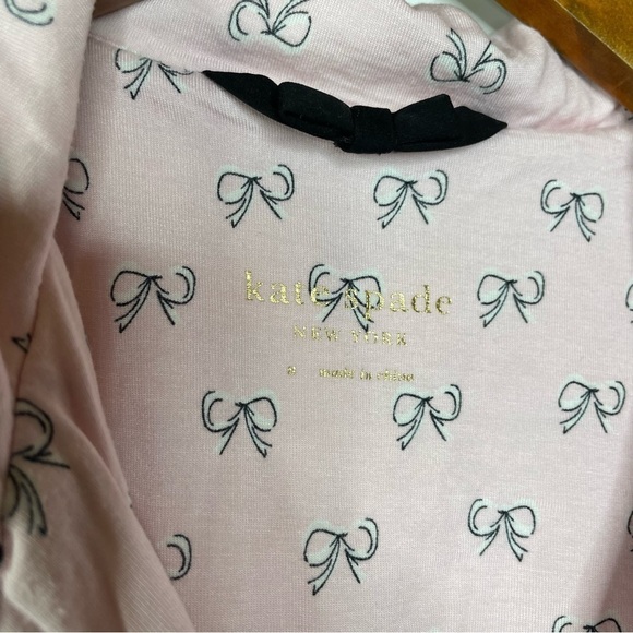 Kate Spade Bow Print Shorts Pajama Set Small - Picture 3 of 8